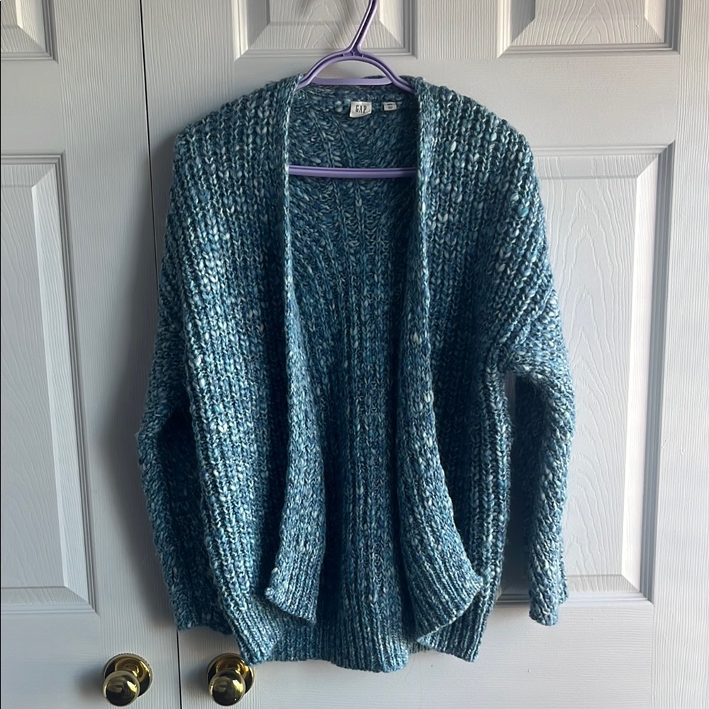 GAP Teal Knit Cardigan